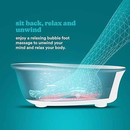HoMedics Deluxe спа за крака масажор с функция за затопляне/мехурчета