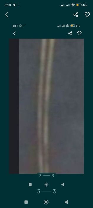 серебро цепочка волосок.