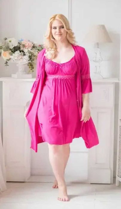 Пеньюар (халат+сорочка) новые