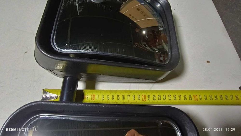 Зеркало заднего вида в сборе SHACMAN  ШИРОКИЙ