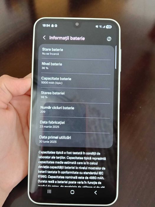Vând telefon Samsung A16