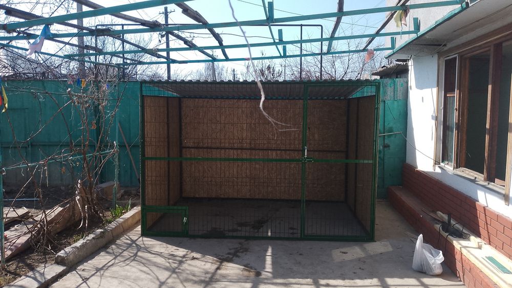 Изготовление Вальеров для собак. Установка