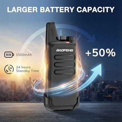 Нови Baofeng T22 уоки токи 2 броя 16 канала 1500mAh радиостанции