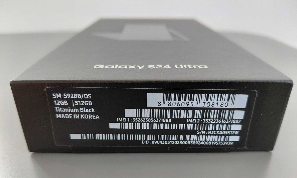 Samsung S24 Ultra, 512GB, 12GB RAM, garantie, impecabil, Titanium Black
