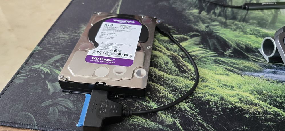*НОВ* 6TB HD Western Digital Purple WD Internal Hard Drive SATA 3.5"