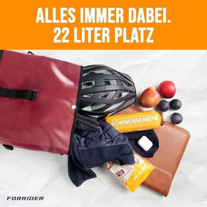 Велосипедна чанта Forrider, водоустойчива чанта за багаж с презрамка