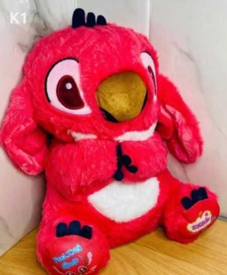 Интерактивна дишаща играчка Стич,дишащ стич,дишащ stich,стич за бебета