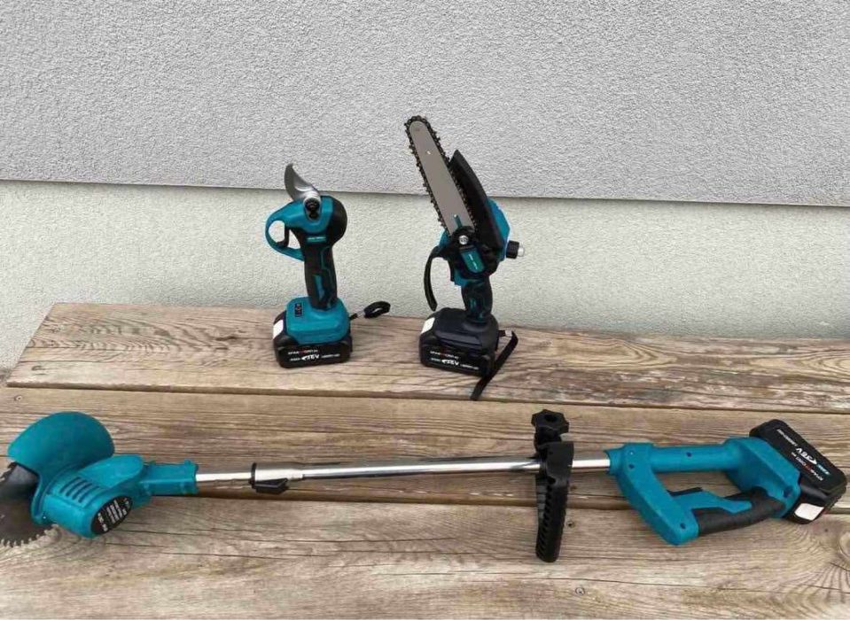 Комплект 3в1 ножица/тример/трион