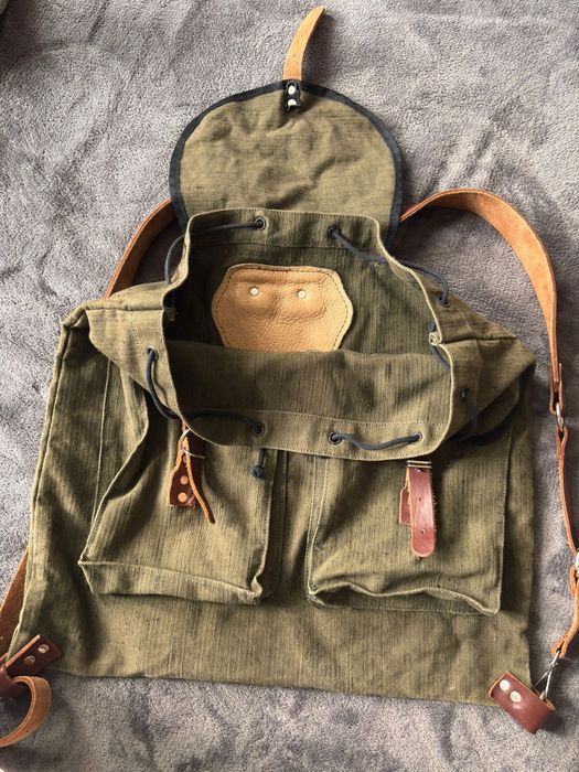 Брезентова туристическа военна раница