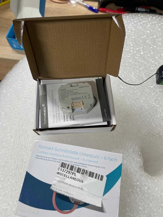 Homematic IP 153501A0 HmIP-FCI6 interfață de contact, gri