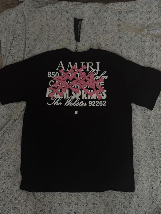 Черна тениска на amiri