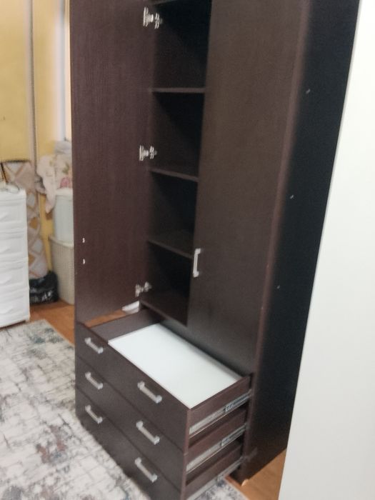 Шкаф мебельный цвет венге