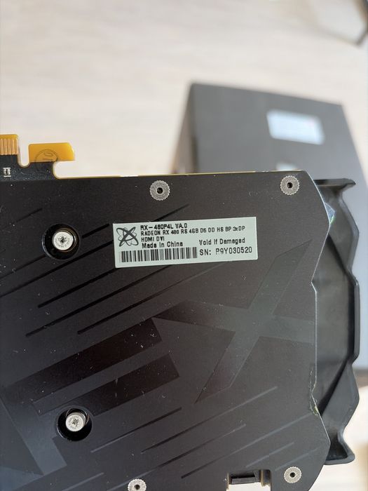 Видеокарта xfx rx 480 4gb amd