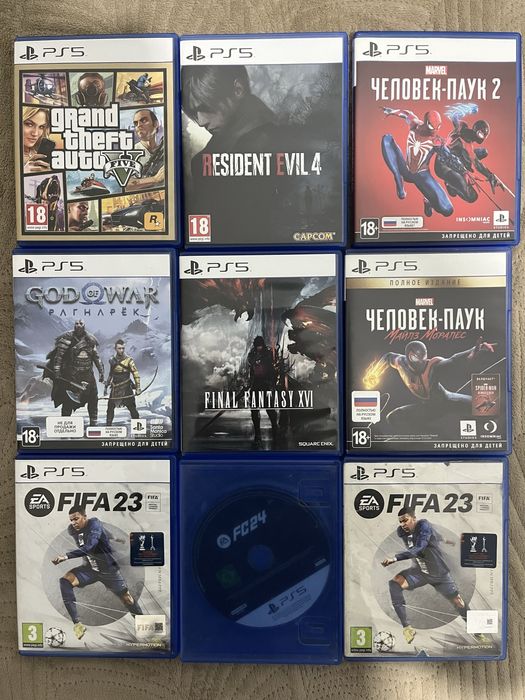 Продам игры ps5 в идеале