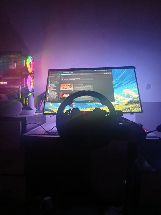 Продам игровой руль swen900