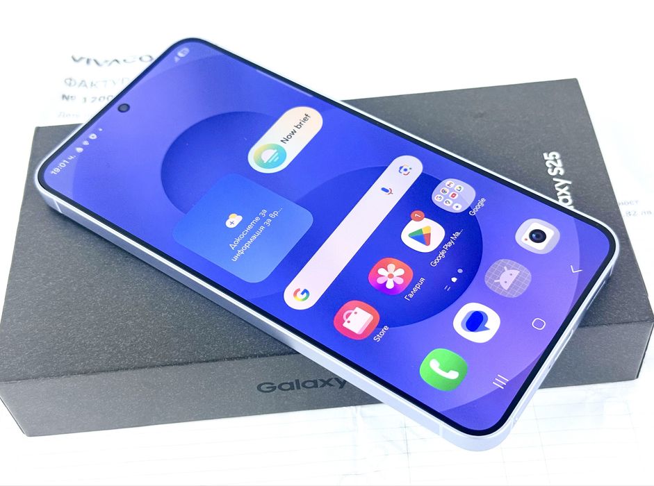 Samsung Galaxy S25 5G 128GB 12RAM Icyblue 100% Батерия! 2г. Гаранция!