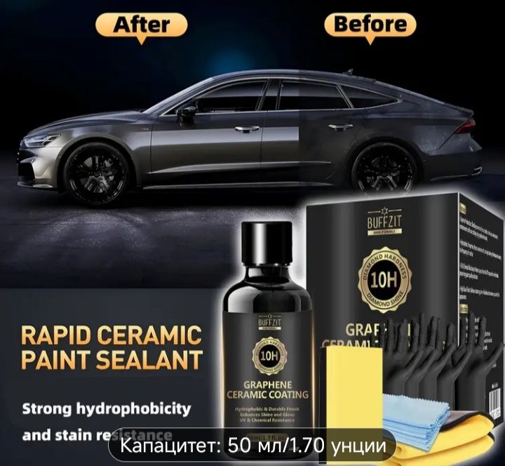 Графенов керамичен слой, Комплект за запечатване на автомобилна боя