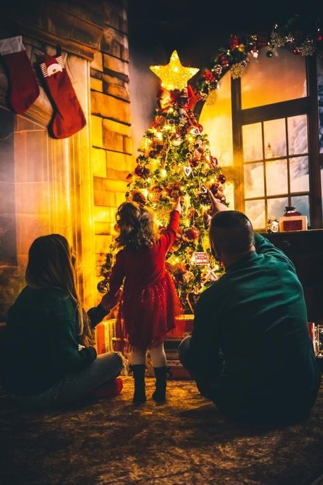 Професионални Коледни  декори за студио