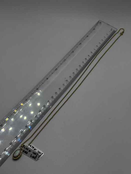 Lucky Gold Amanet VITAN Lant&Pandant Aur 14K /4.79 Grame Lant #45721/1.52 Grame Pandant #45692