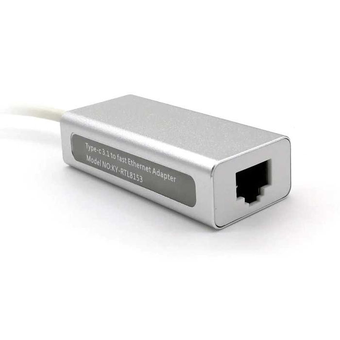 Мрежова карта STELS RL99, USB Type-C към RJ45, Gigabit LAN адаптер