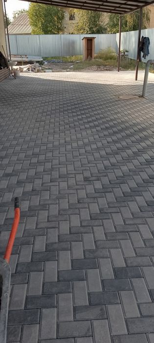 Укладка брусчатки!