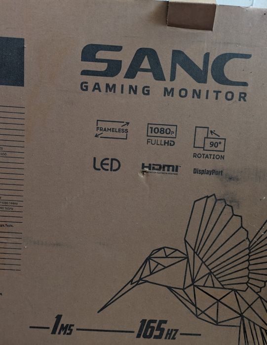 Монитор 165 гц 23.8 дюйм