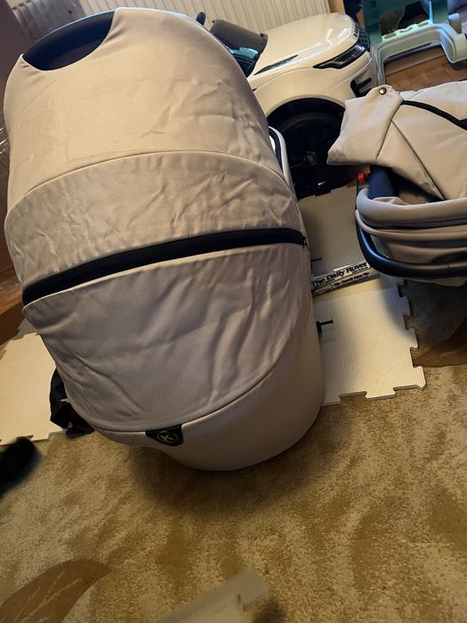 Vand carucior 3 in 1 combo Max Light Grey - Krausman