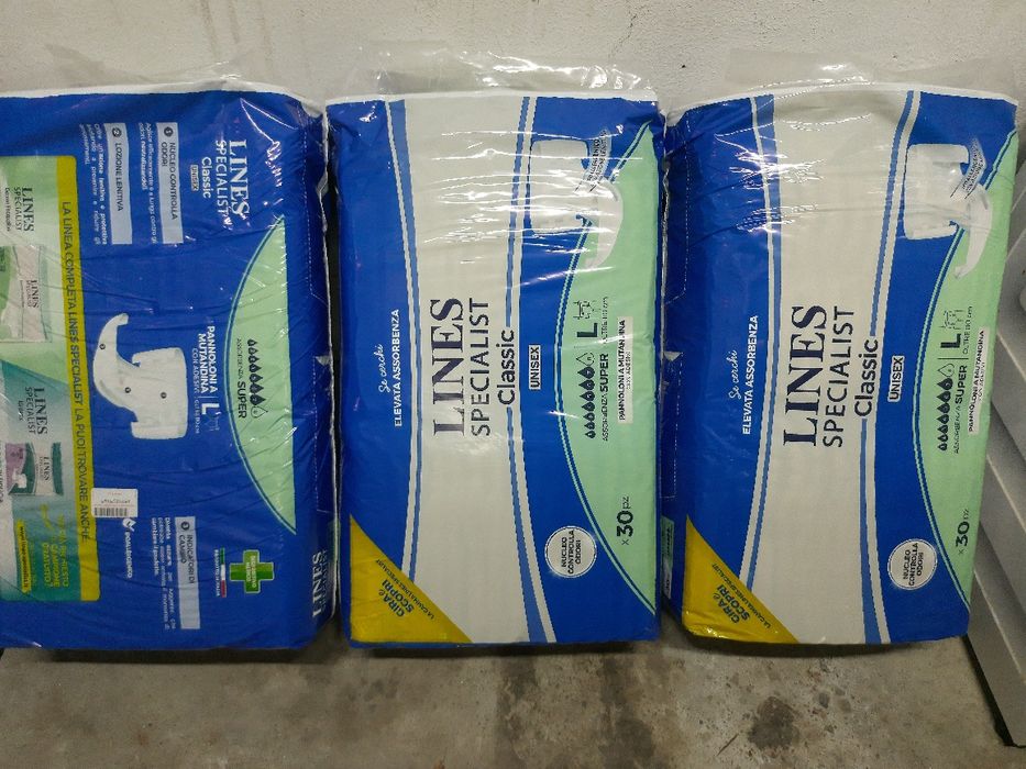 Vând pampers Lines mărimea L30 buc bax