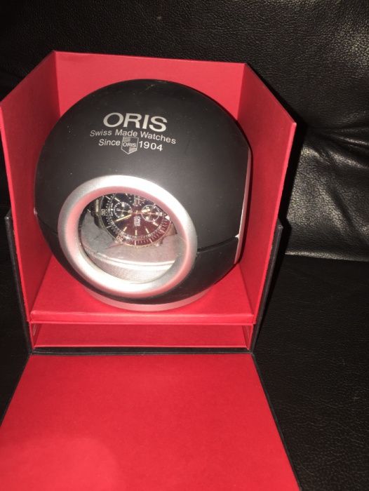 Швейцарский титановый хронограф Oris!
