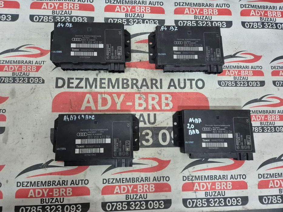 Calculator confort Audi A4 B7
