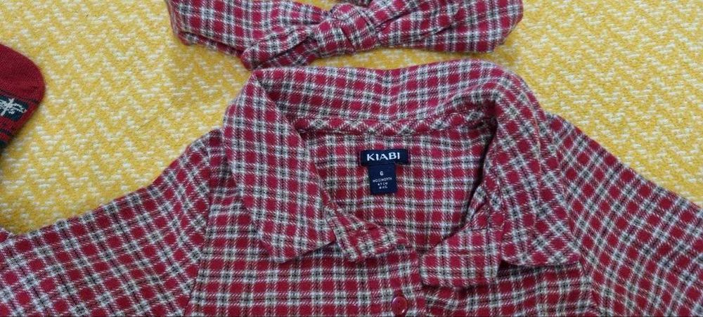 Новогодний наряд для девочки 6–9 месяцев