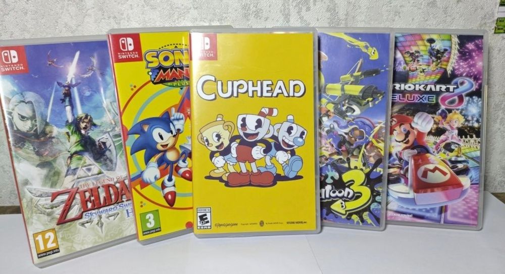 Игры на nintendo switch пять штук за 20.000