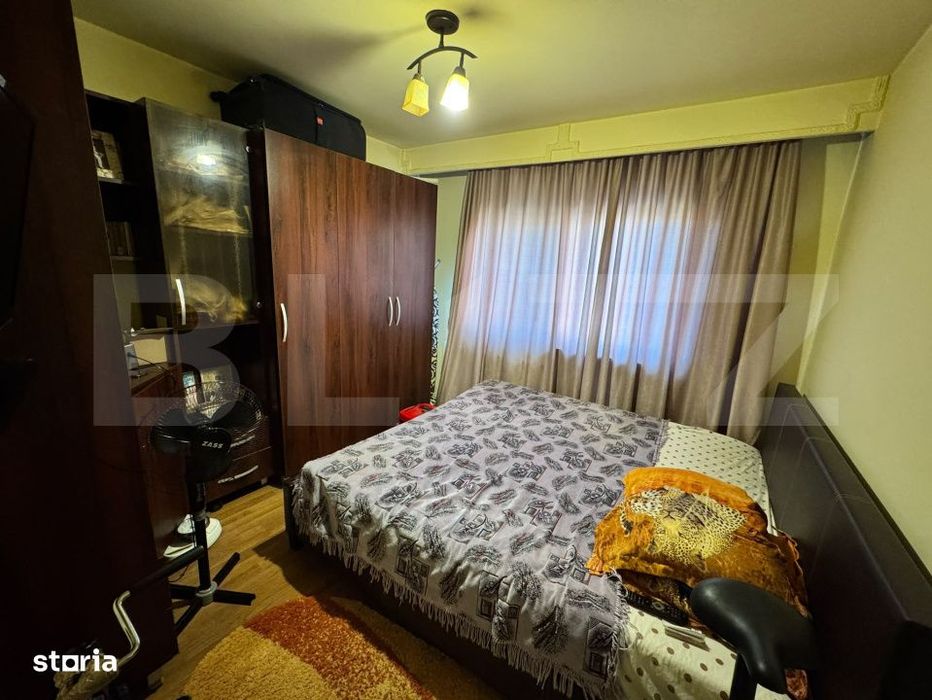 Apartament 54 mp + balcon, stadion, etaj 4, Ideal pentru renovare