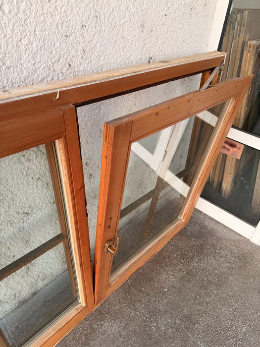 Geamuri termopan doua canate profil lemn Austria(2 buc)
