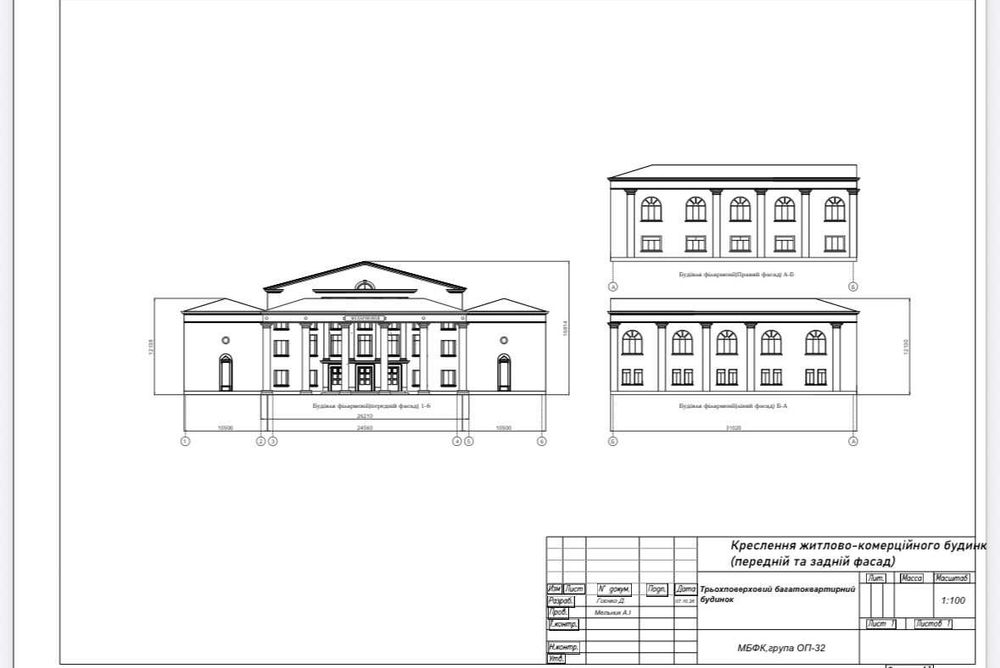 Архитектурни чертежи в AutoCAD/ArchiCad – планове, фасади и разрези