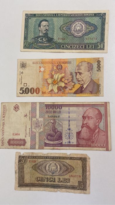 Bancnote si monede vechi