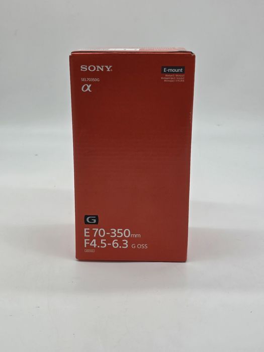 Sony 70-350mm Obiectiv Foto Mirrorless F4.5-6.3 G OSS Montura Sony E