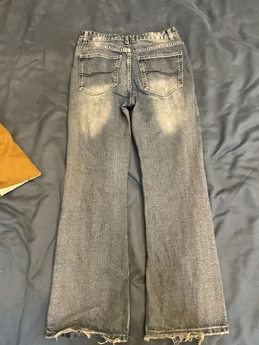 продаю светлые фларед джинс