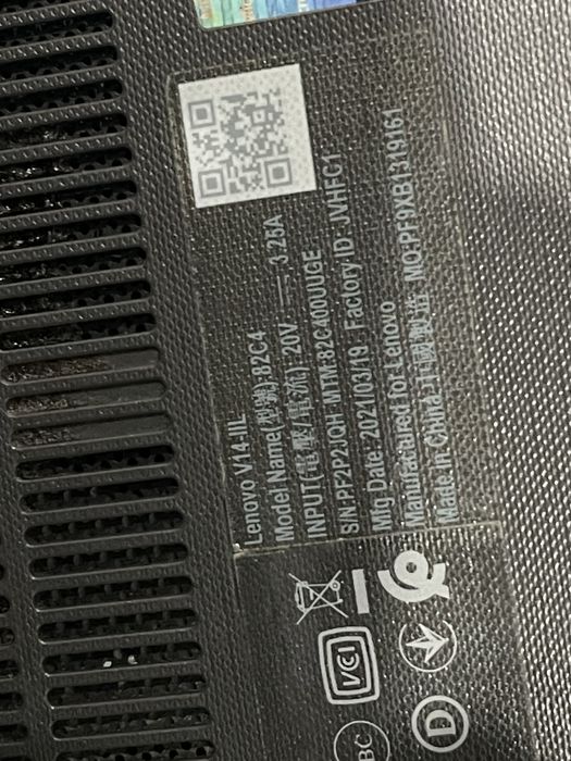 Laptop functional pt  piese Lenovo V14 IIL Intel i3 generatia a 10 a