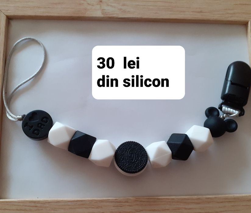 Lantisor   de  suzeta din silicon