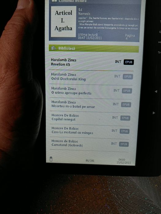 Vind e-book Trekstor cu ecran luminat