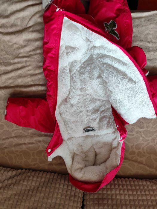 Зимен гащеризон тип ескимос за момиче за 4-12 месеца