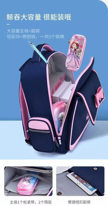 Рюкзак школьный для девочек детский портфель сумка