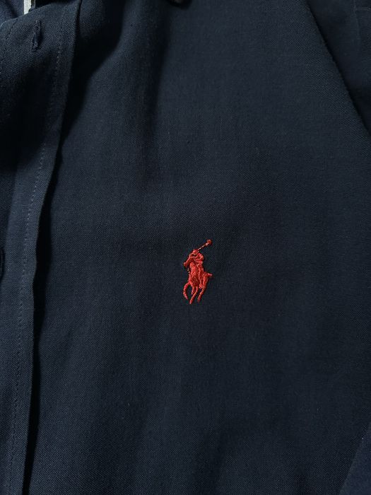 Синяя рубашка Ralph Lauren