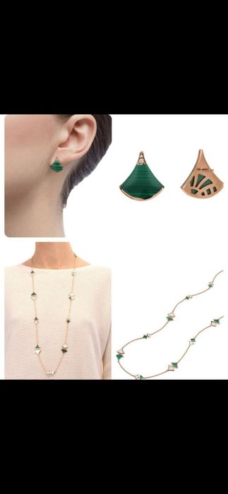 Сотуар BVLGARI Divas Dream. Золото 750 пробы. Серьги с бриллиантами.