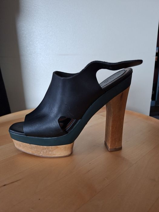 Marni X H&M - Sandale înalte din piele naturala cu platforma