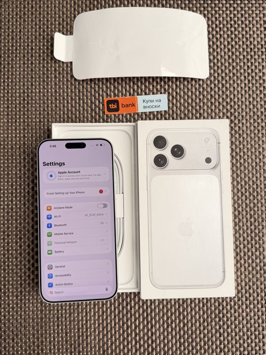 НОВ! 512Gb *ЛИЗИНГ* iPhone 17 Pro Max Silver / ГАРАНЦИЯ Айфон
