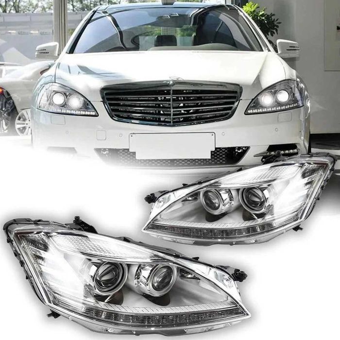 LED Фарове за Mercedes W221 S-class Facelift, LED Диодни фарове