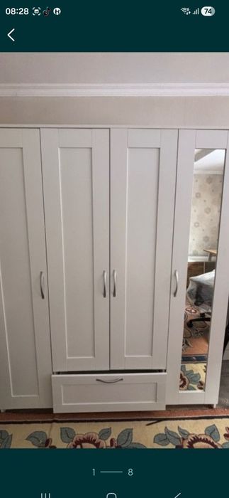 Новый 4-х дверный Шкаф Икея