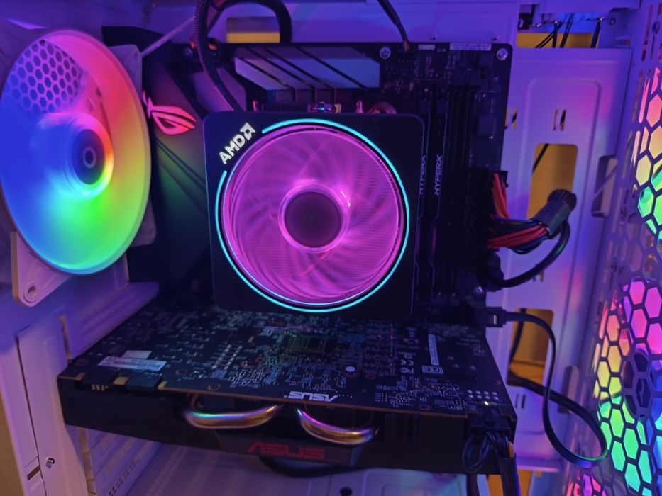 Unitate gaming Asus Rog Stric cu i7 Ryzen 7x Ram 32Gb video RTX  8Gb ssd 1 tera Win 10 GTA FORTNITE FIFA CSGO MINECRAFT ROBLOX